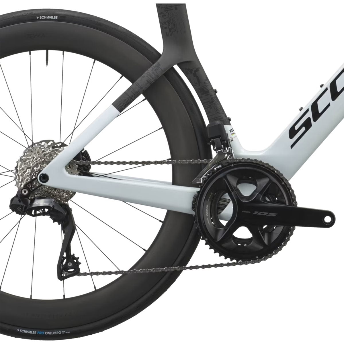 Aeroracer Scott Foil RC 20 Cumulus White/Carbon Black