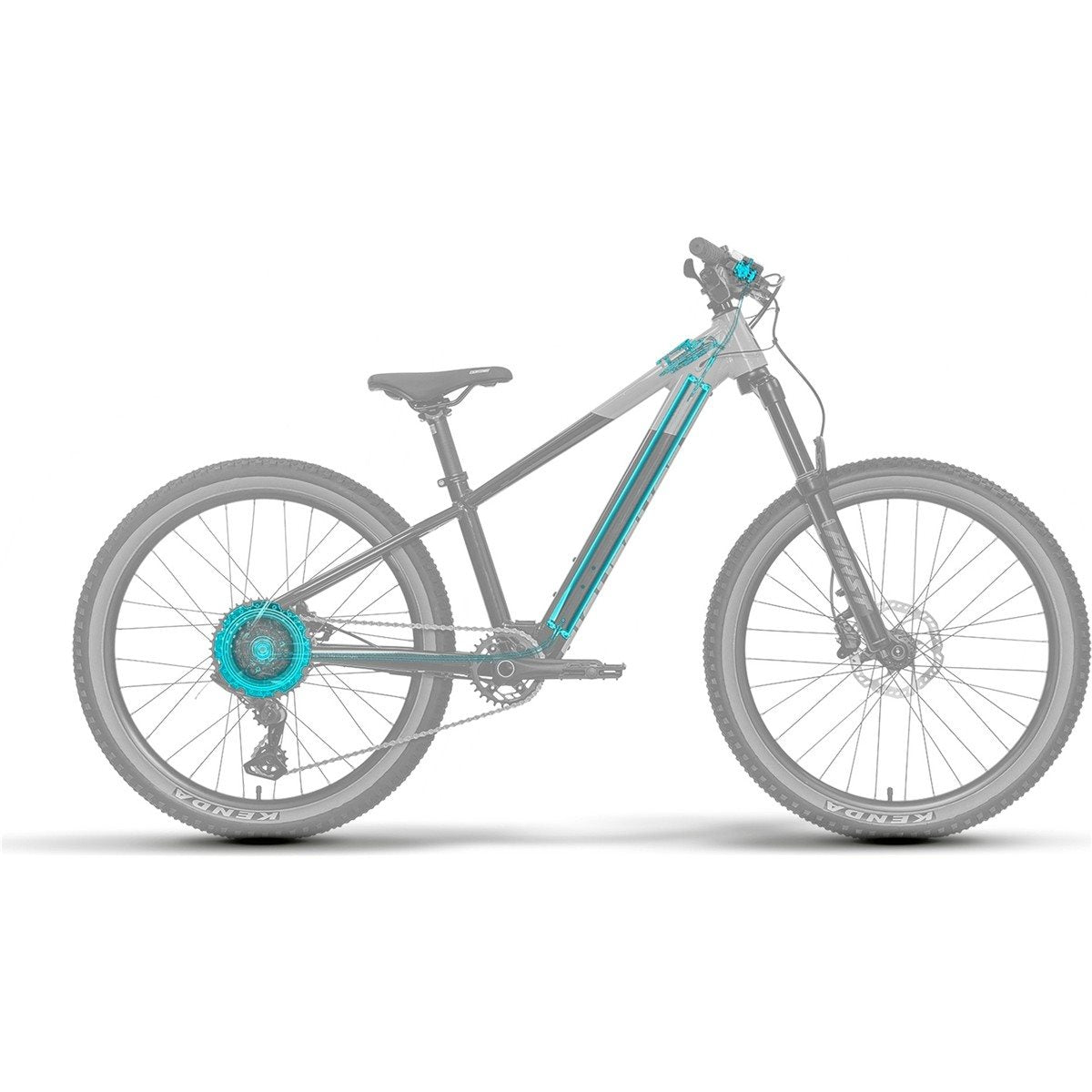 Barncykel Eightshot Loamer 24 Slate Blue