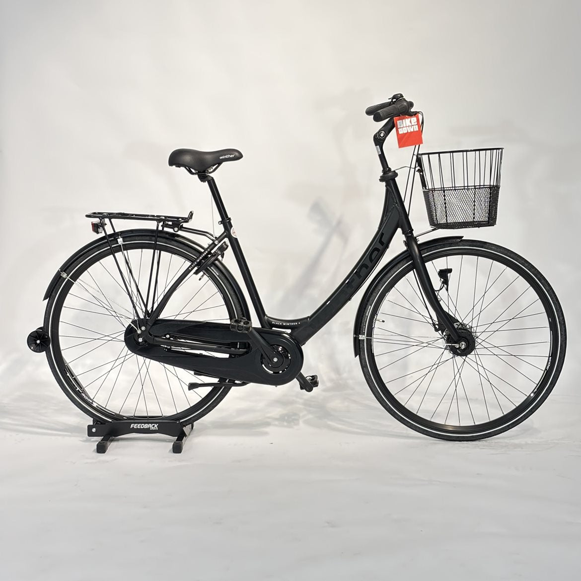 Begagnad Damcykel Black Winther 4 Svart