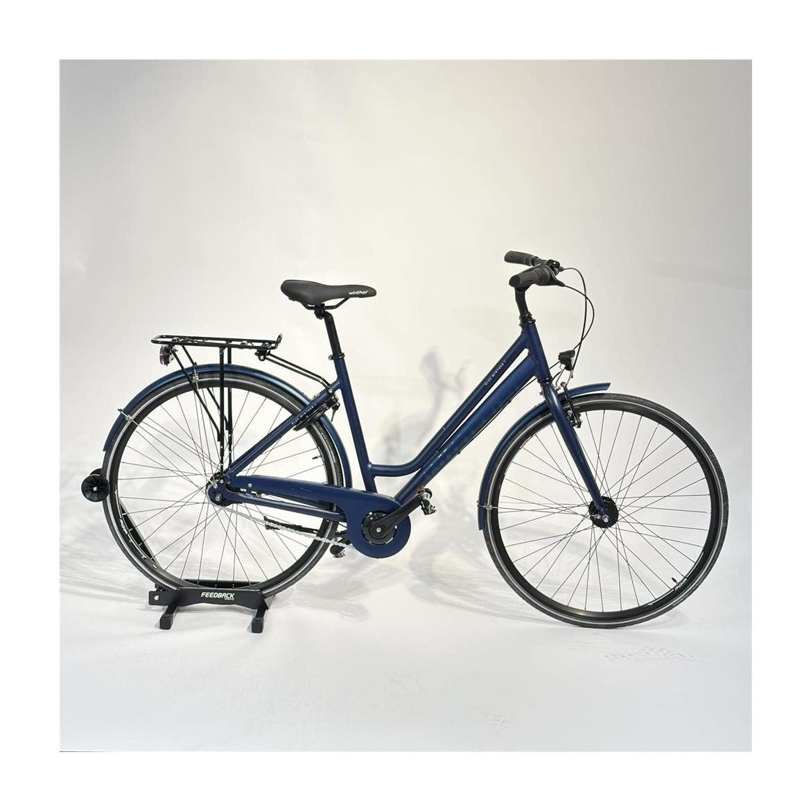 Begagnad Damcykel Blue Winther 1 Dam 7-Växlar Fotbroms Blå