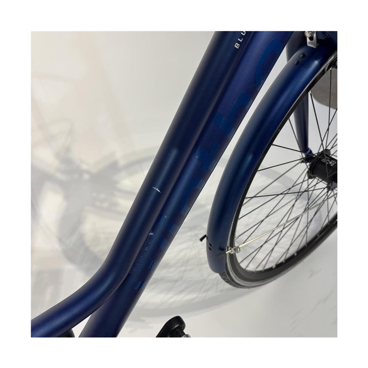 Begagnad Damcykel Blue Winther 1 Dam 7-Växlar Fotbroms Blå