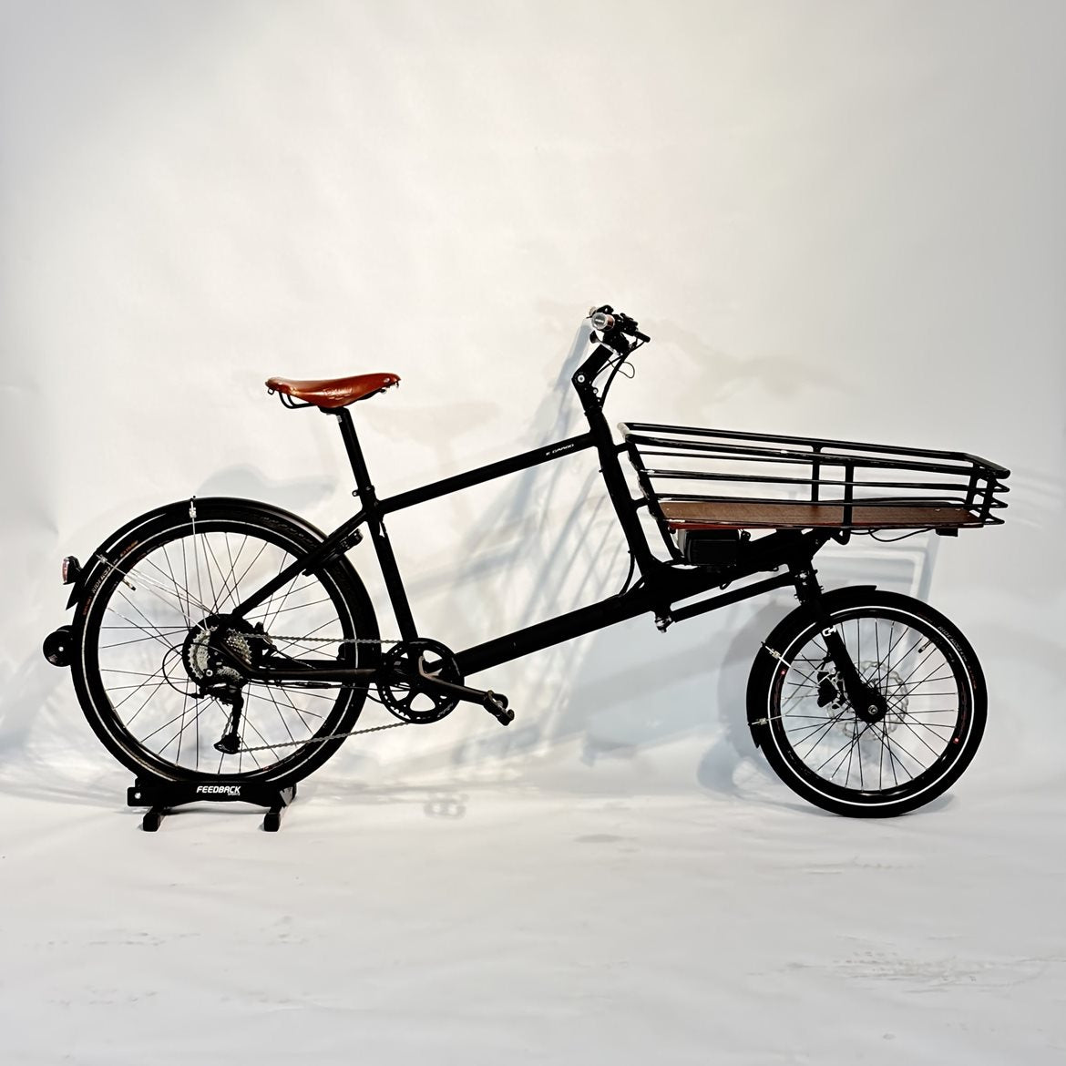 Begagnad El-Lådcykel Centurion Challenger E-Cargo Svart
