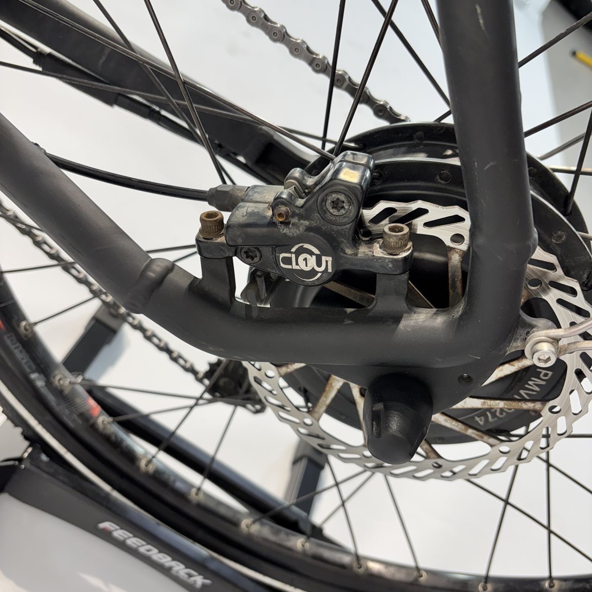 Begagnad El-Lådcykel Centurion Challenger E-Cargo Svart