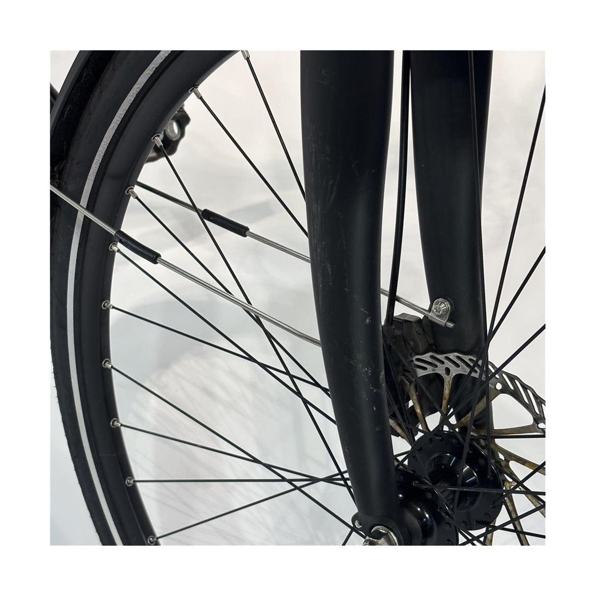 Begagnad Elcykel Black Winther Superbe 3 Dam 7-Växlar Mattsvart 400W