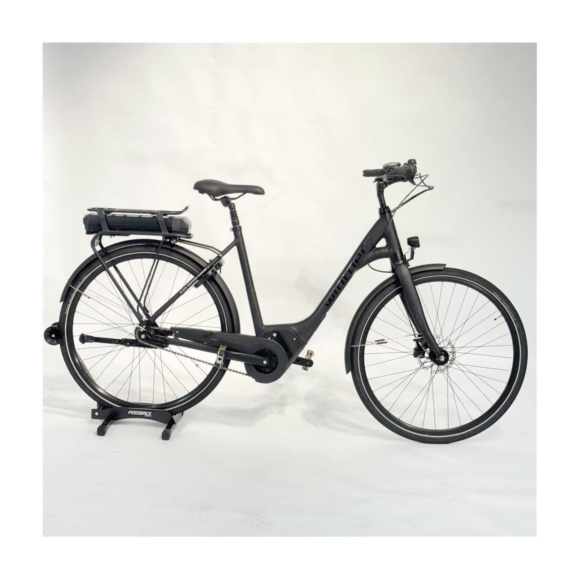 Begagnad Elcykel Black Winther Superbe 3 Dam 7-Växlar Mattsvart 400W