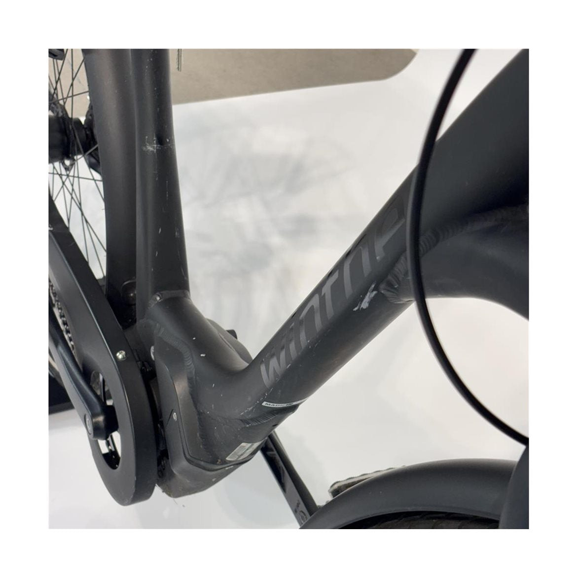 Begagnad Elcykel Black Winther Superbe 3 Dam 7-Växlar Mattsvart 400W