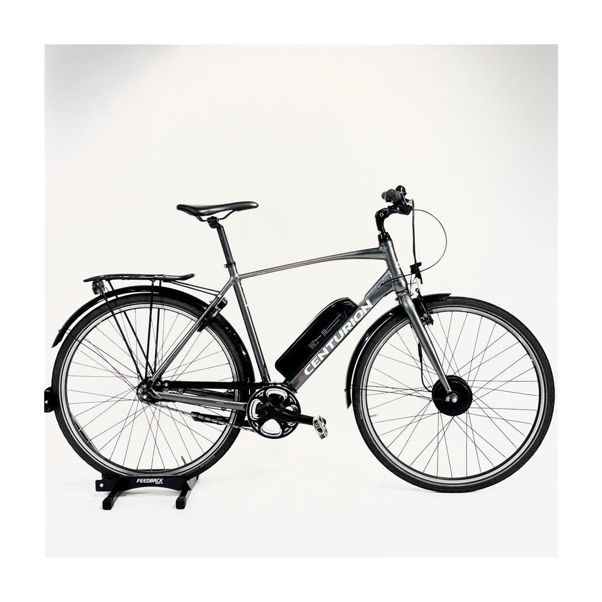 Begagnad Elcykel Centurion Basic Connect+ 7-Växlar Fotbroms 10,4A Grå