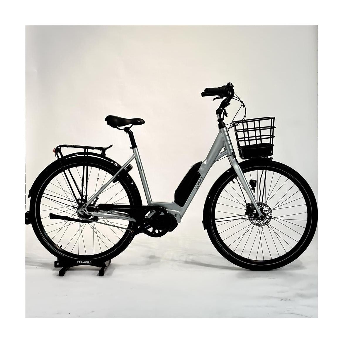 Begagnad Elcykel Ecoride Ambassador 28 AXS M-5 E6 Dam Silver