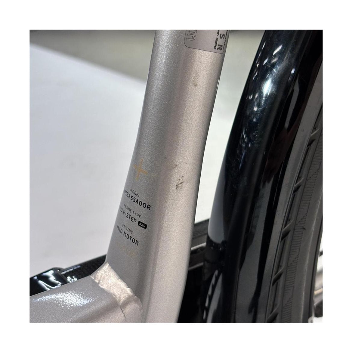 Begagnad Elcykel Ecoride Ambassador 28 AXS M-5 E6 Dam Silver