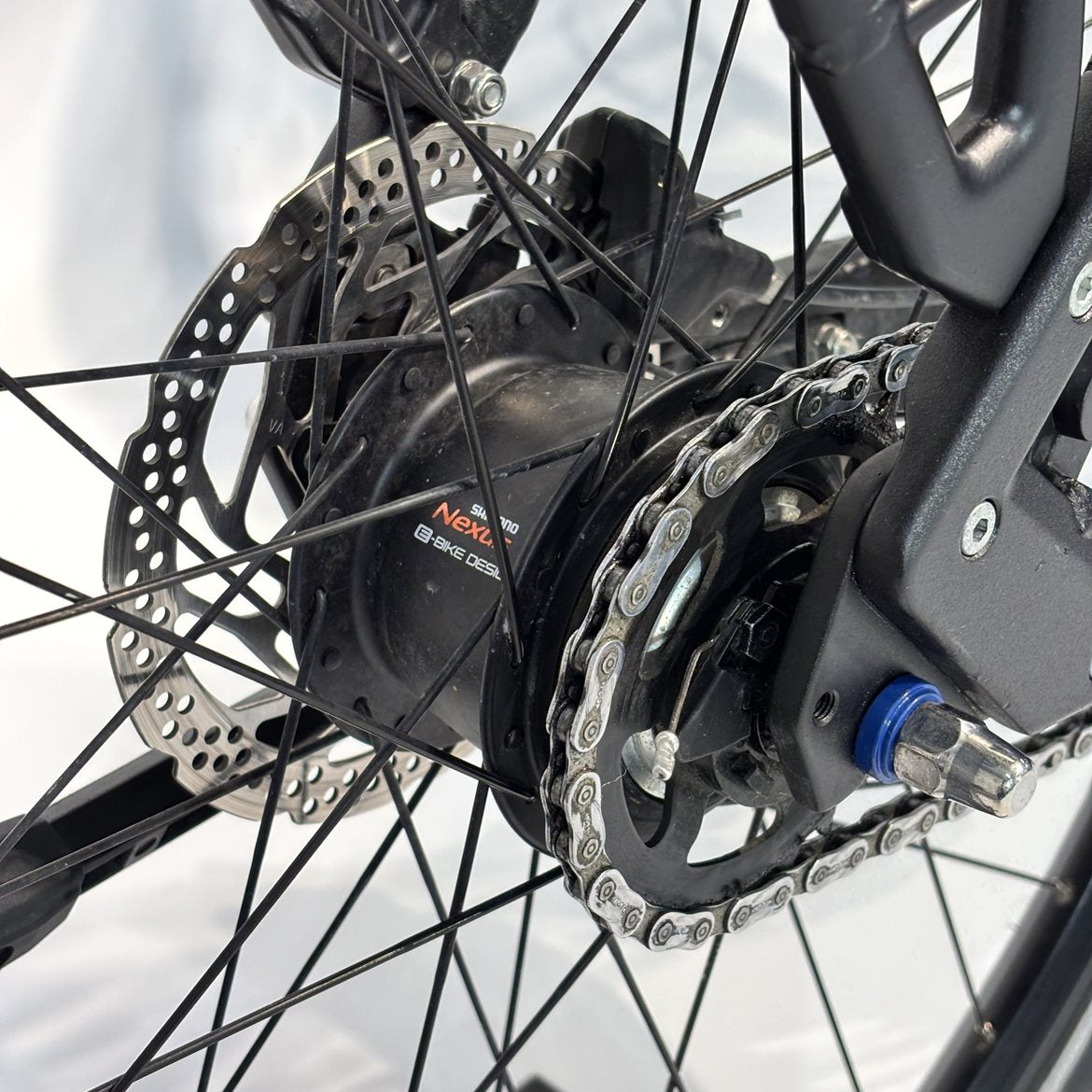 Begagnad Elcykel Ecoride Ambassador 4 Mittmotor Kedja Skivbroms Svart