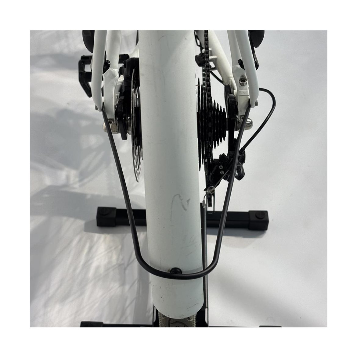 Begagnad Elcykel Frappé FSD R100 Dam Vit 9-Växlar