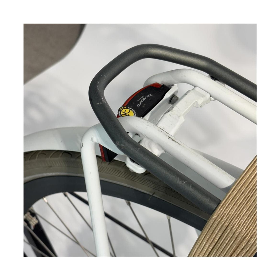 Begagnad Elcykel Frappé FSD R100 Dam Vit 9-Växlar
