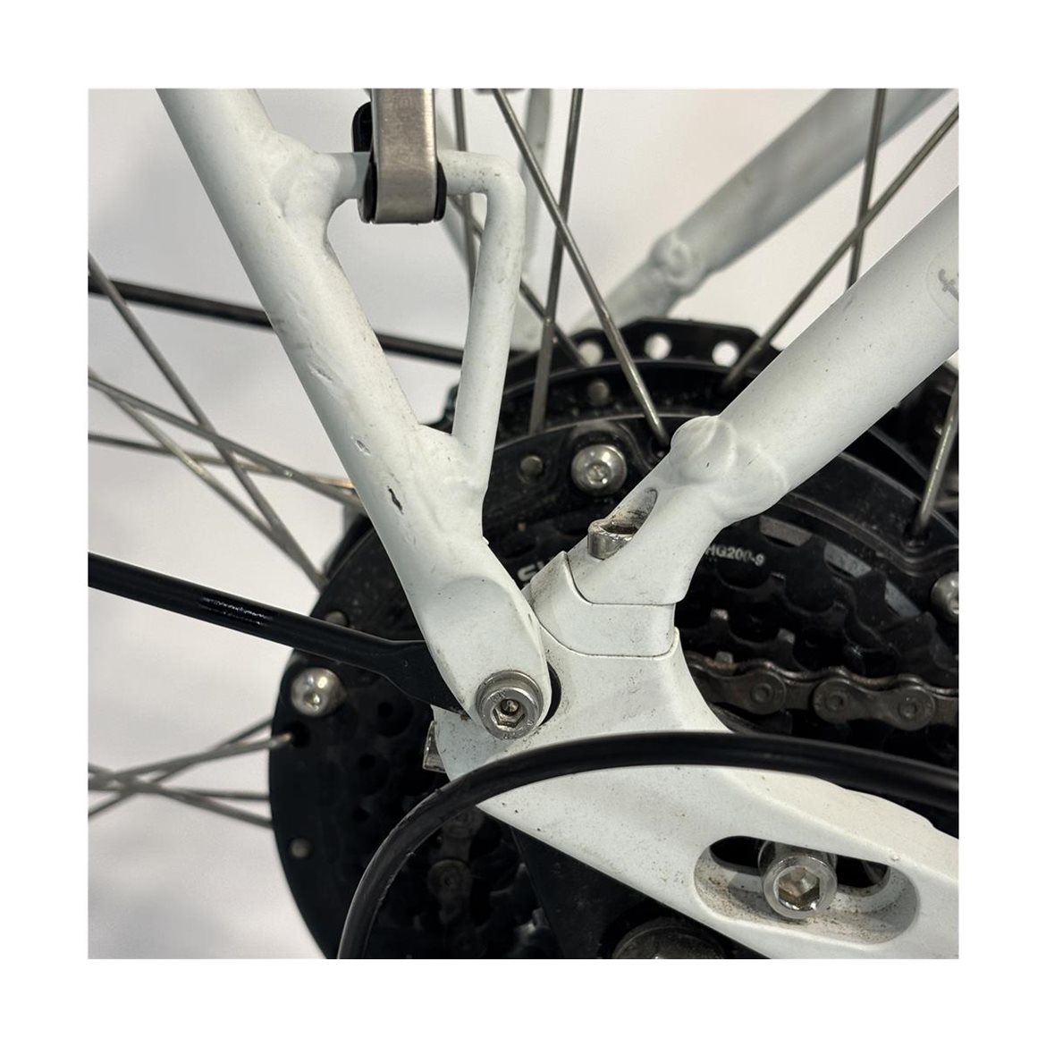 Begagnad Elcykel Frappé FSD R100 Dam Vit