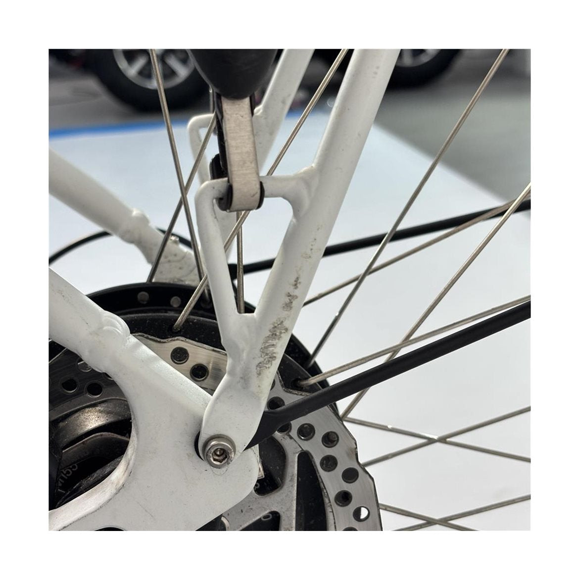 Begagnad Elcykel Frappé FSD R100 Dam Vit