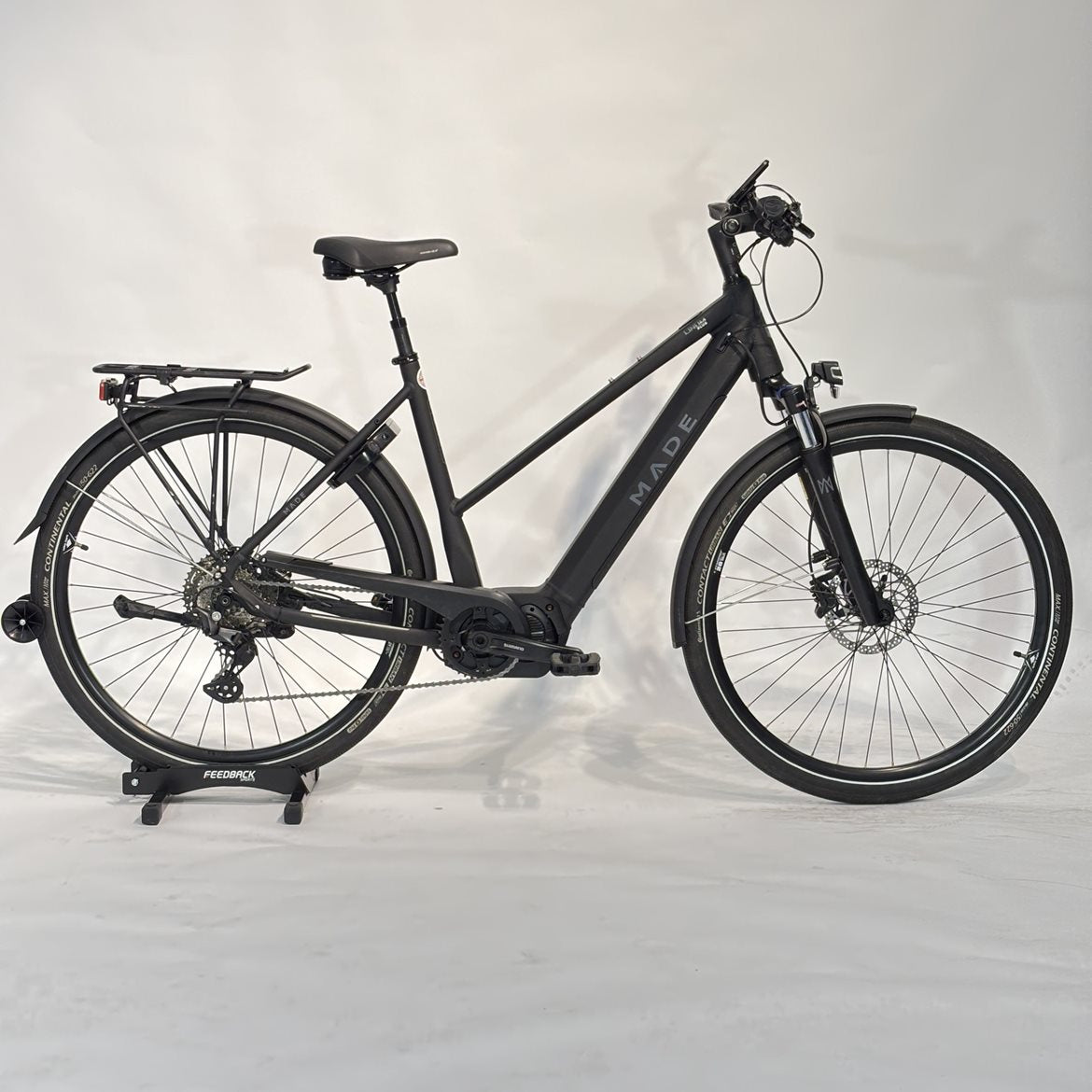 Begagnad Elcykel Made Linum Plus Svart