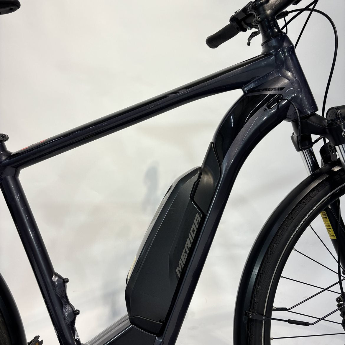 Begagnad Elcykel Merida eSpresso 300 SE EQ 504Wh Mörk Silver/Svart