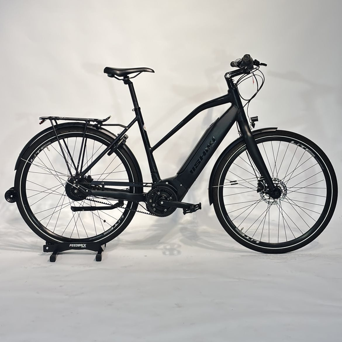 Begagnad Elcykel Nishiki Pro SLB Dam Matt Grå