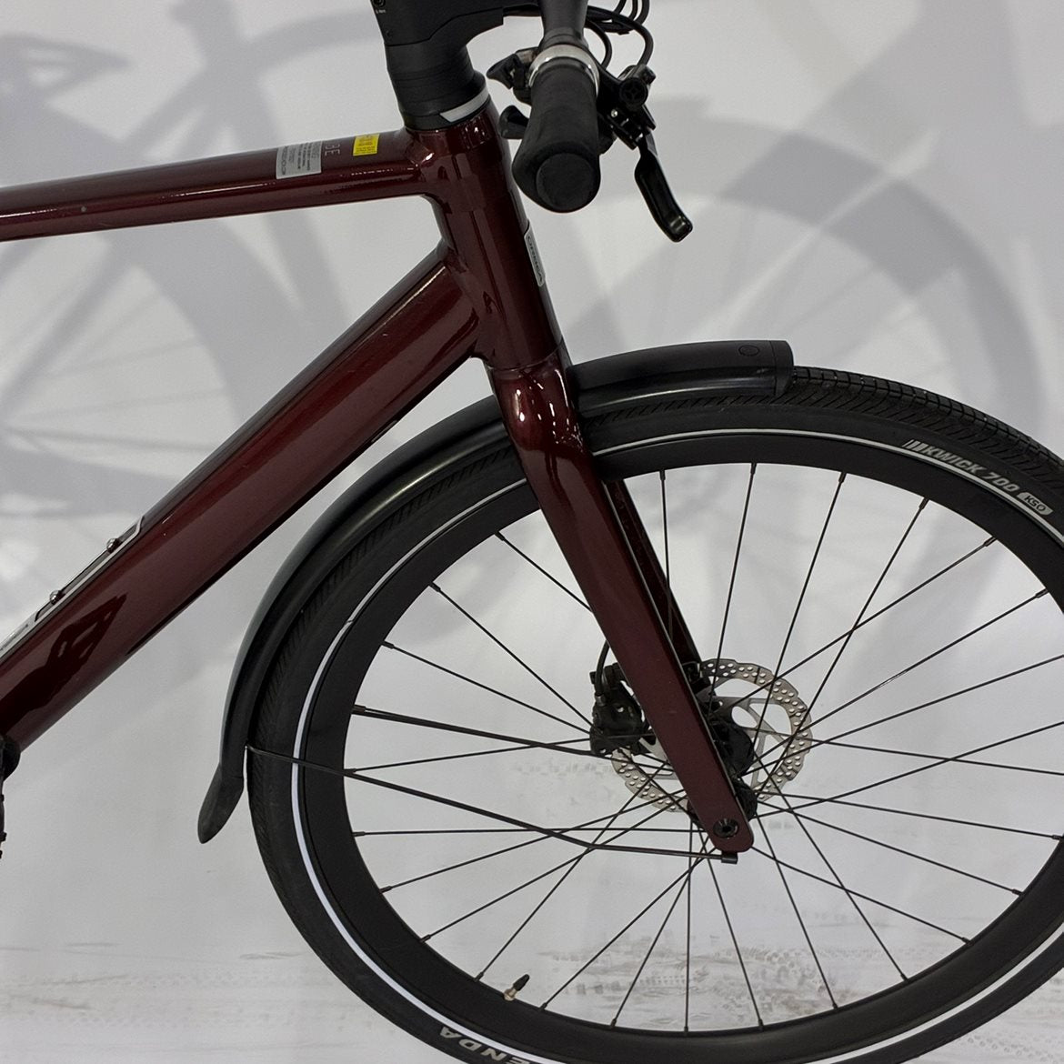 Begagnad Elcykel Orbea Vibe H30 EQ Metallic Burgundy Red Gloss