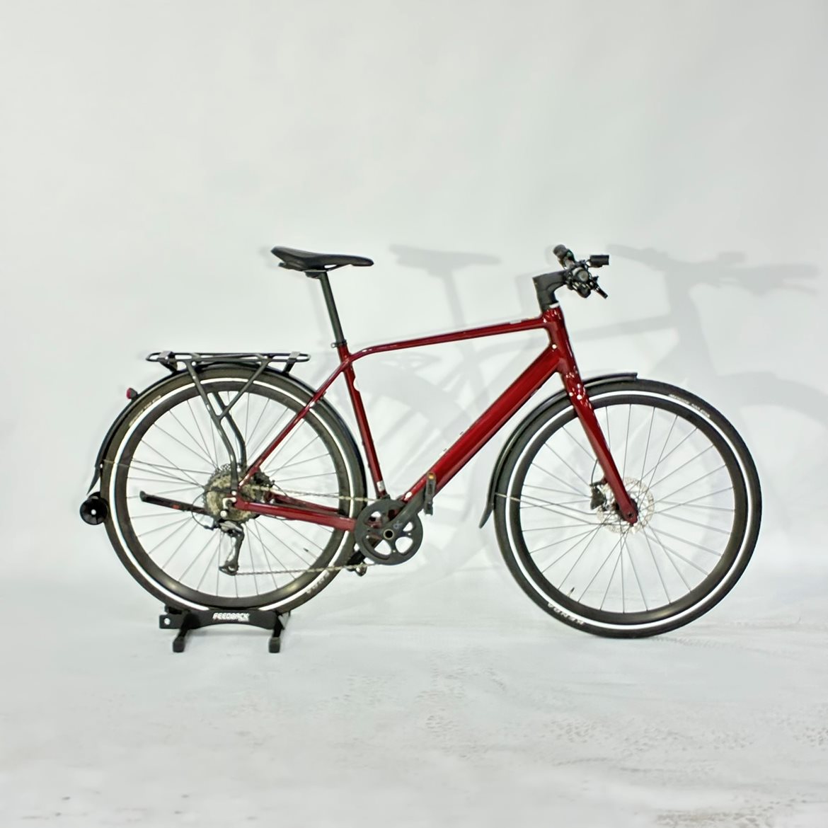 Begagnad Elcykel Orbea Vibe H30 EQ Metallic Burgundy Red Gloss