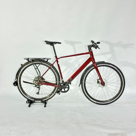 Begagnad Elcykel Orbea Vibe H30 EQ Metallic Burgundy Red Gloss