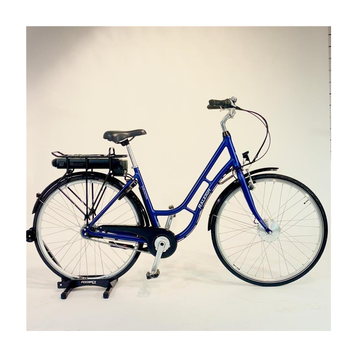 Begagnad Elcykel Raleigh Darlington Dam Blå