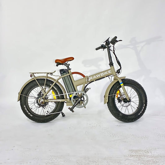 Begagnad Elcykel Rawbike 250 E Beige