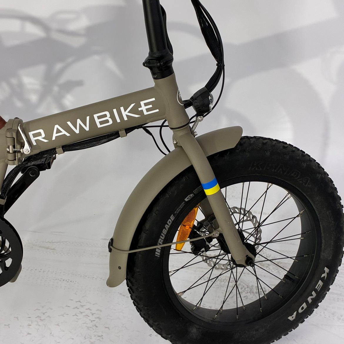 Begagnad Elcykel Rawbike 250 E Beige