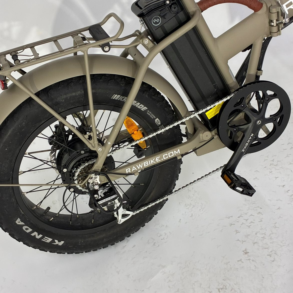 Begagnad Elcykel Rawbike 250 E Beige