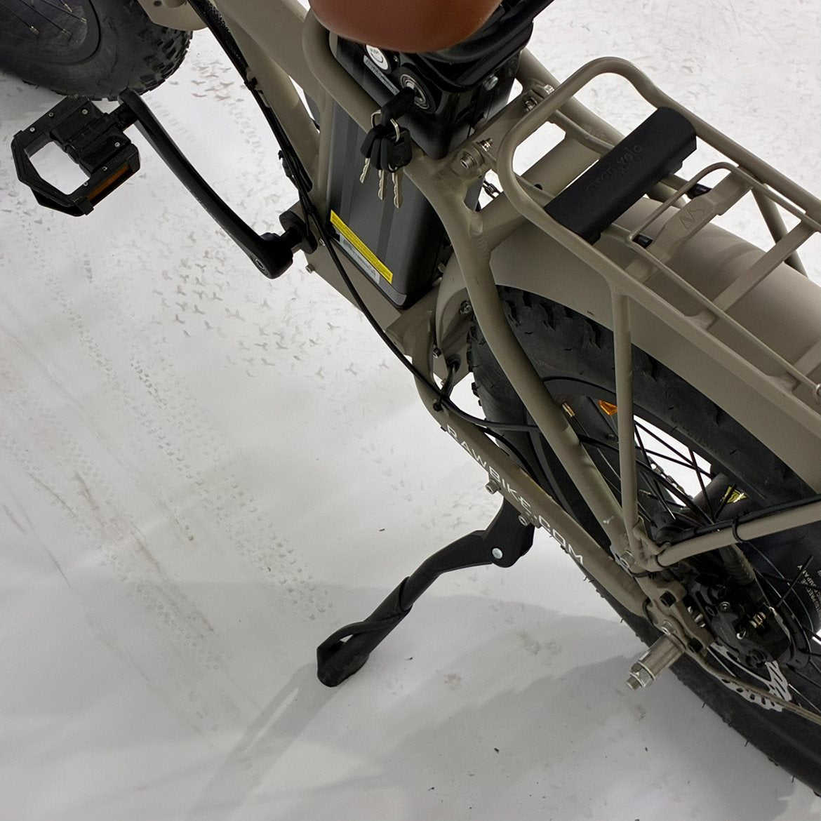 Begagnad Elcykel Rawbike 250 E Beige