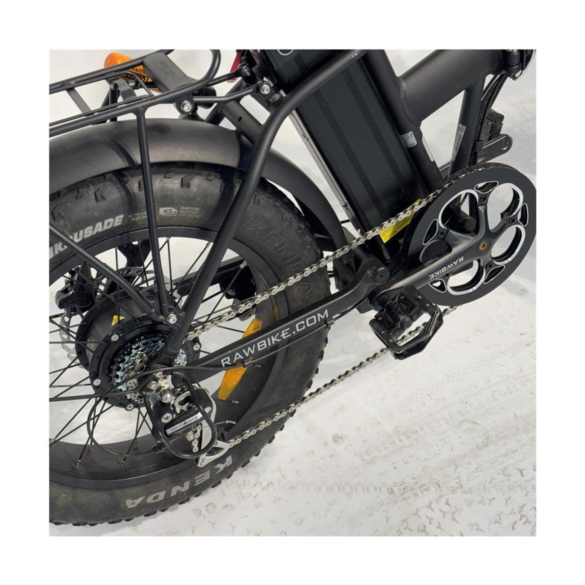 Begagnad Elcykel Rawbike 250E Matte Black