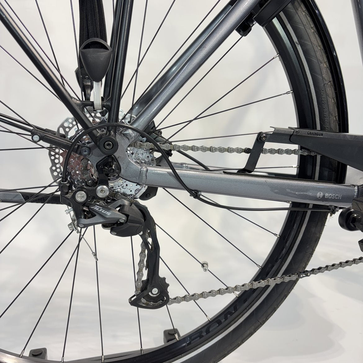 Begagnad Elcykel Trek Verve+ 1 Lowstep Galactic Grey