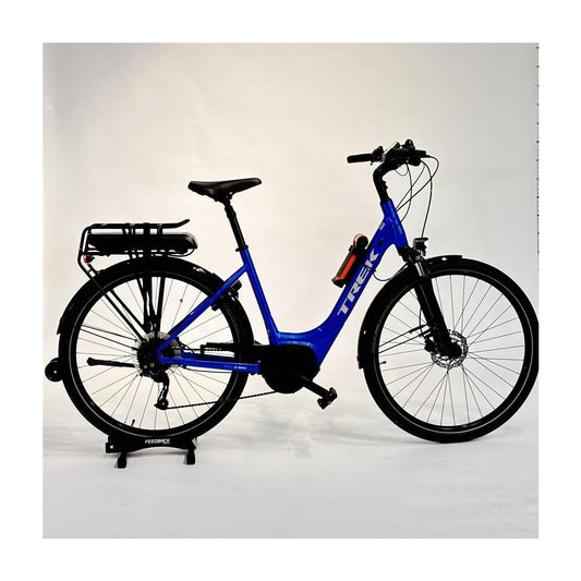 Begagnad Elcykel Trek Verve+2 Lowstep 500Wh Dam Blå