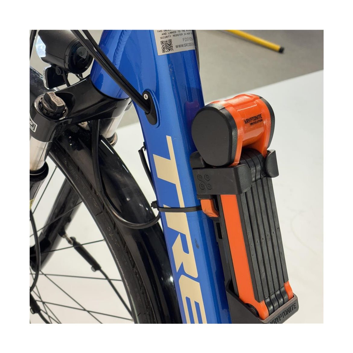 Begagnad Elcykel Trek Verve+2 Lowstep 500Wh Dam Blå