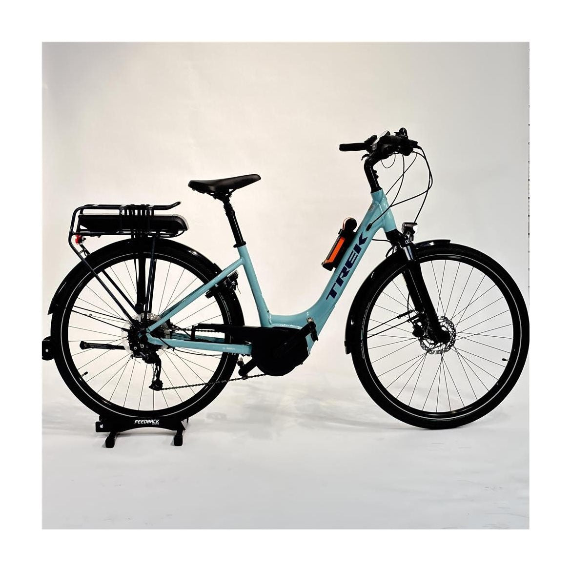 Begagnad Elcykel Trek Verve+2 Lowstep 500Wh Dam Grön