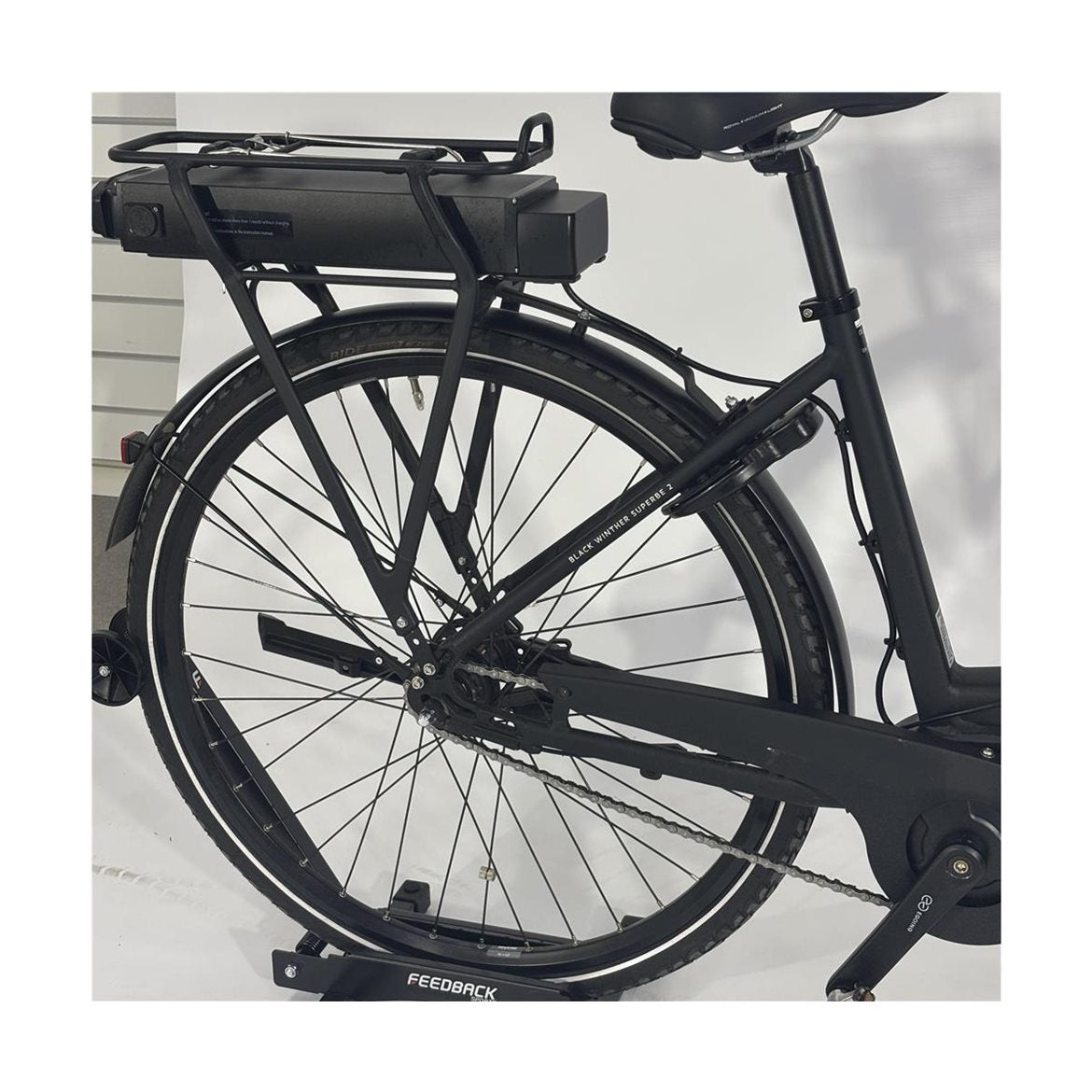 Begagnad Elcykel Winther Black Superbe 2