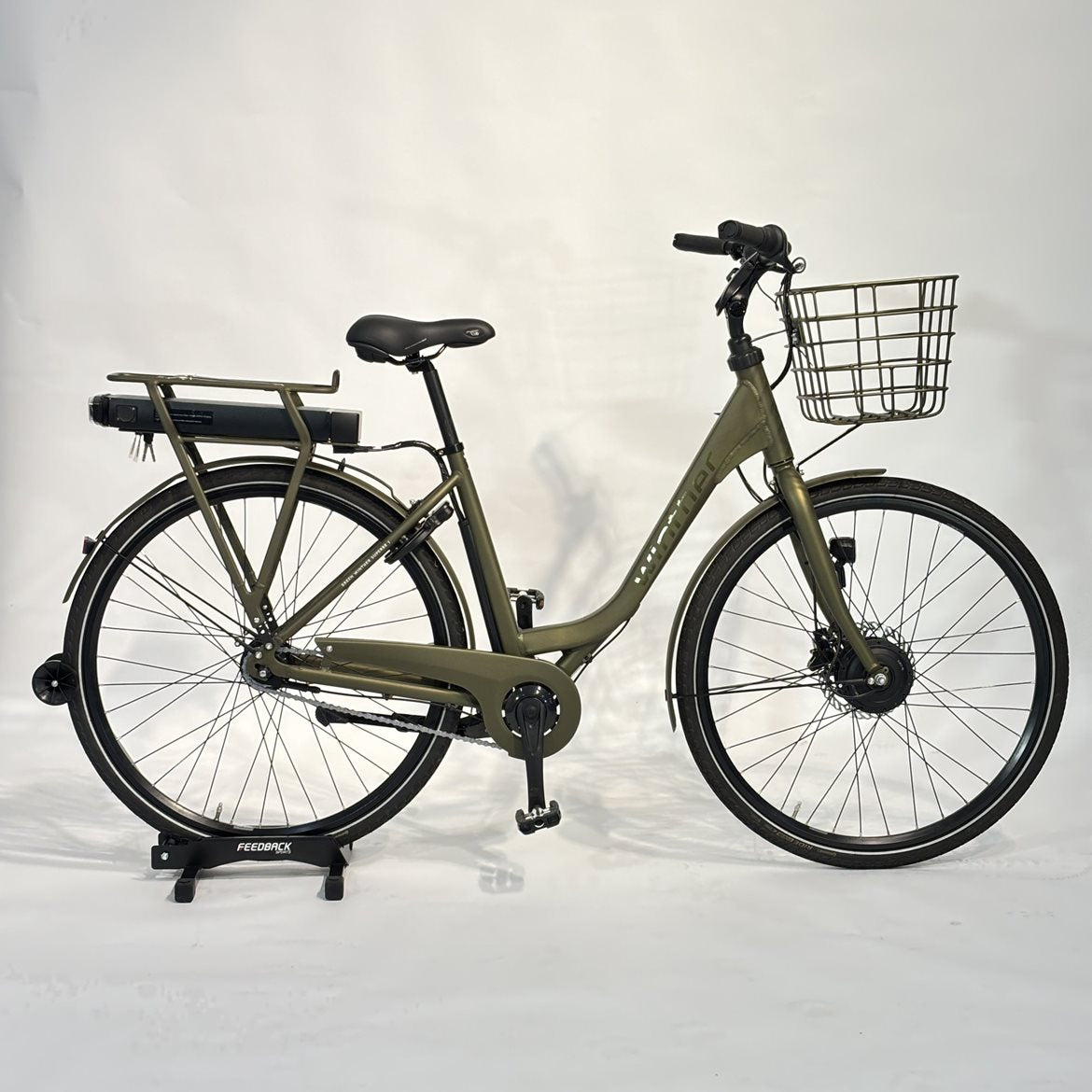 Begagnad Elcykel Winther Superbe 1 Dam Grön