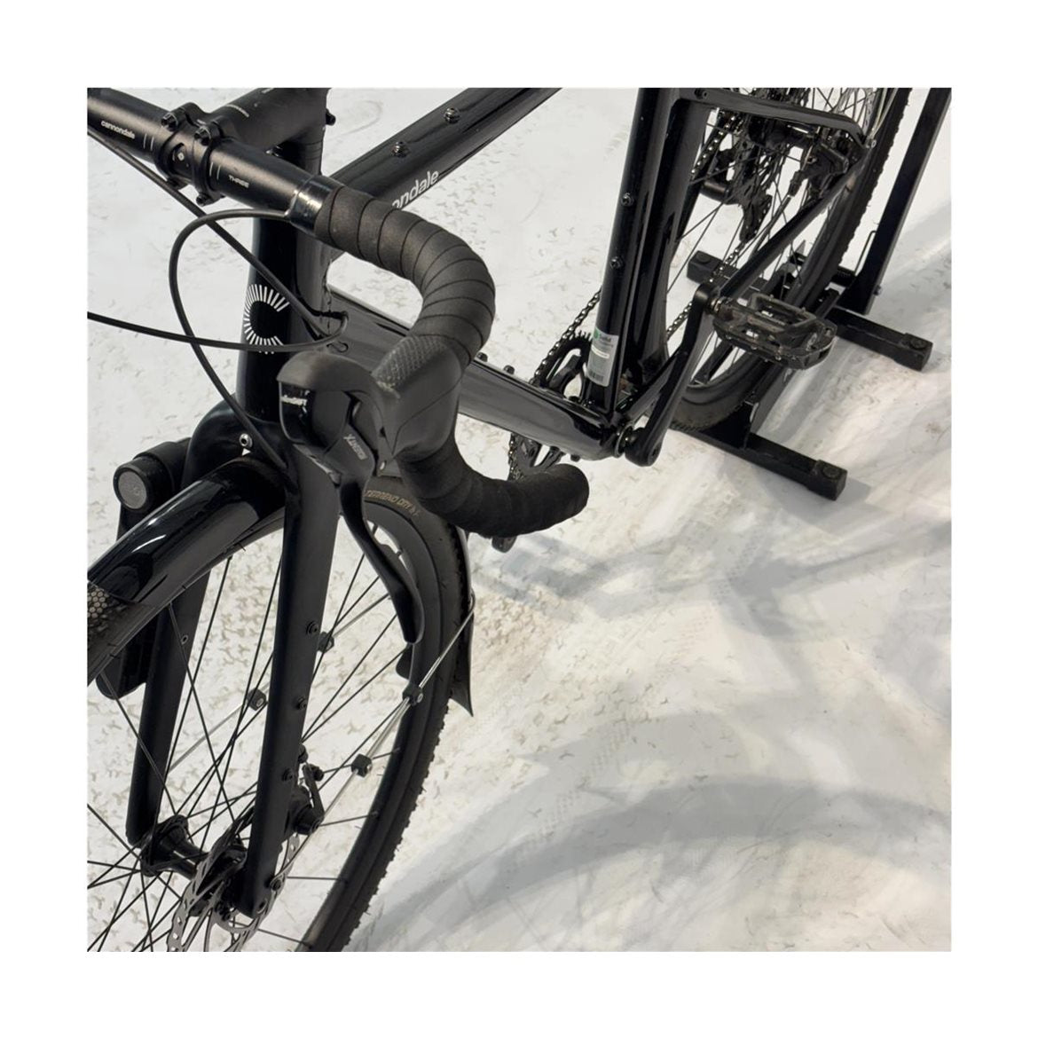 Begagnad Gravelcykel Cannondale Topstone 4 Svart