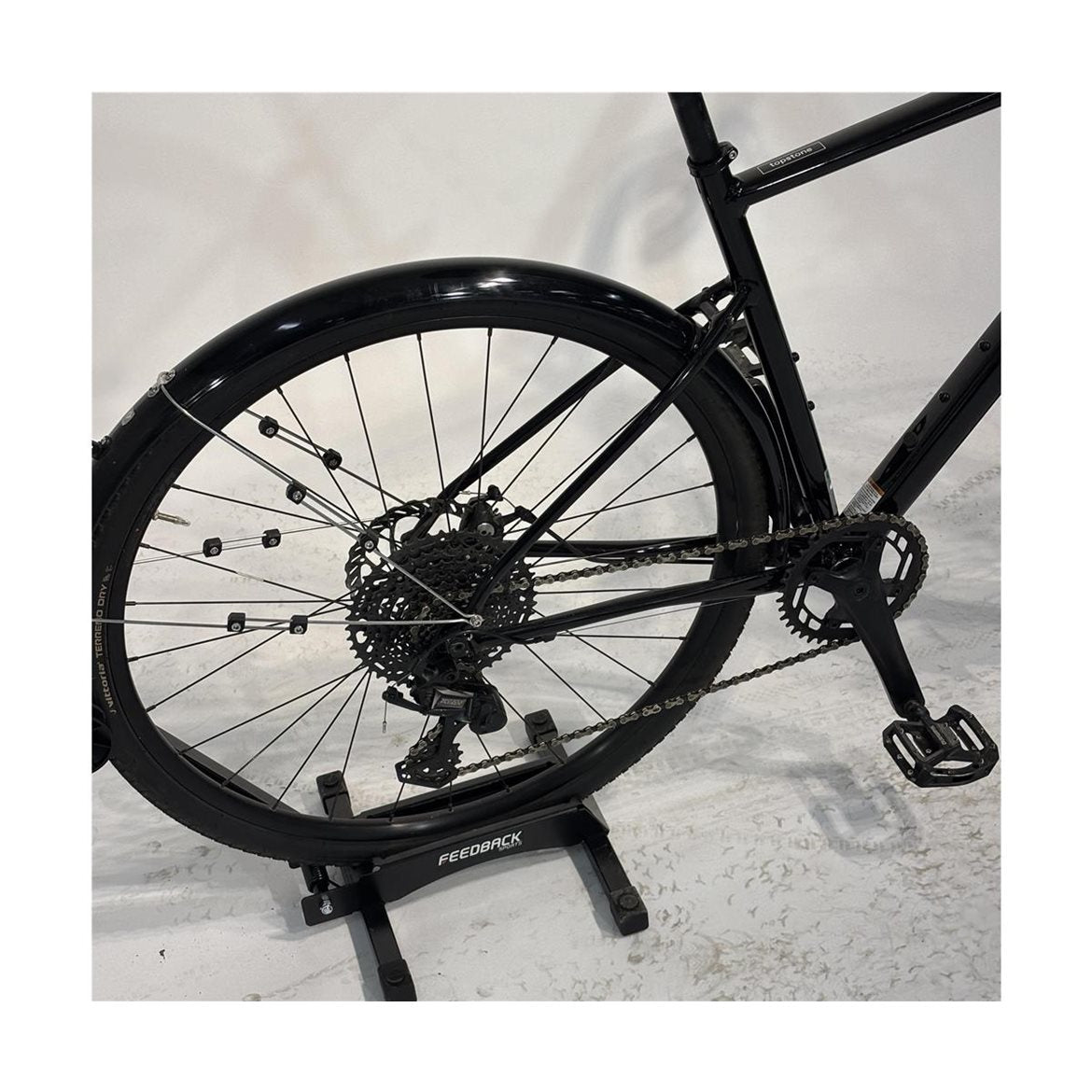 Begagnad Gravelcykel Cannondale Topstone 4 Svart