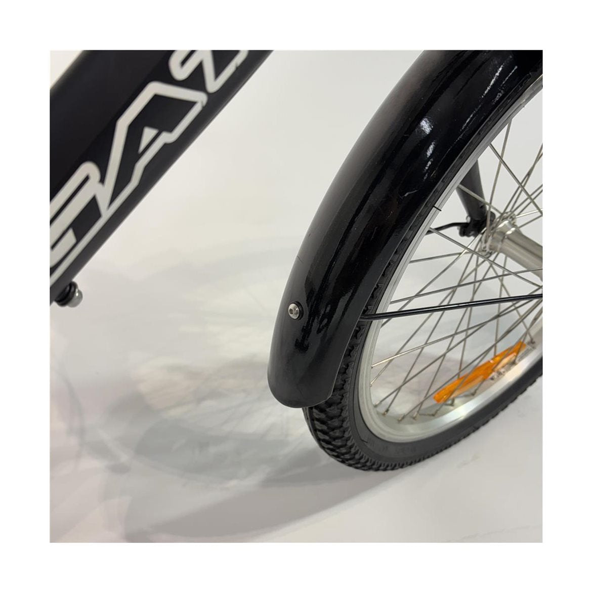 Begagnad Herrcykel Bugatti Minicykel 3-Växlar Mattsvart Fotbroms