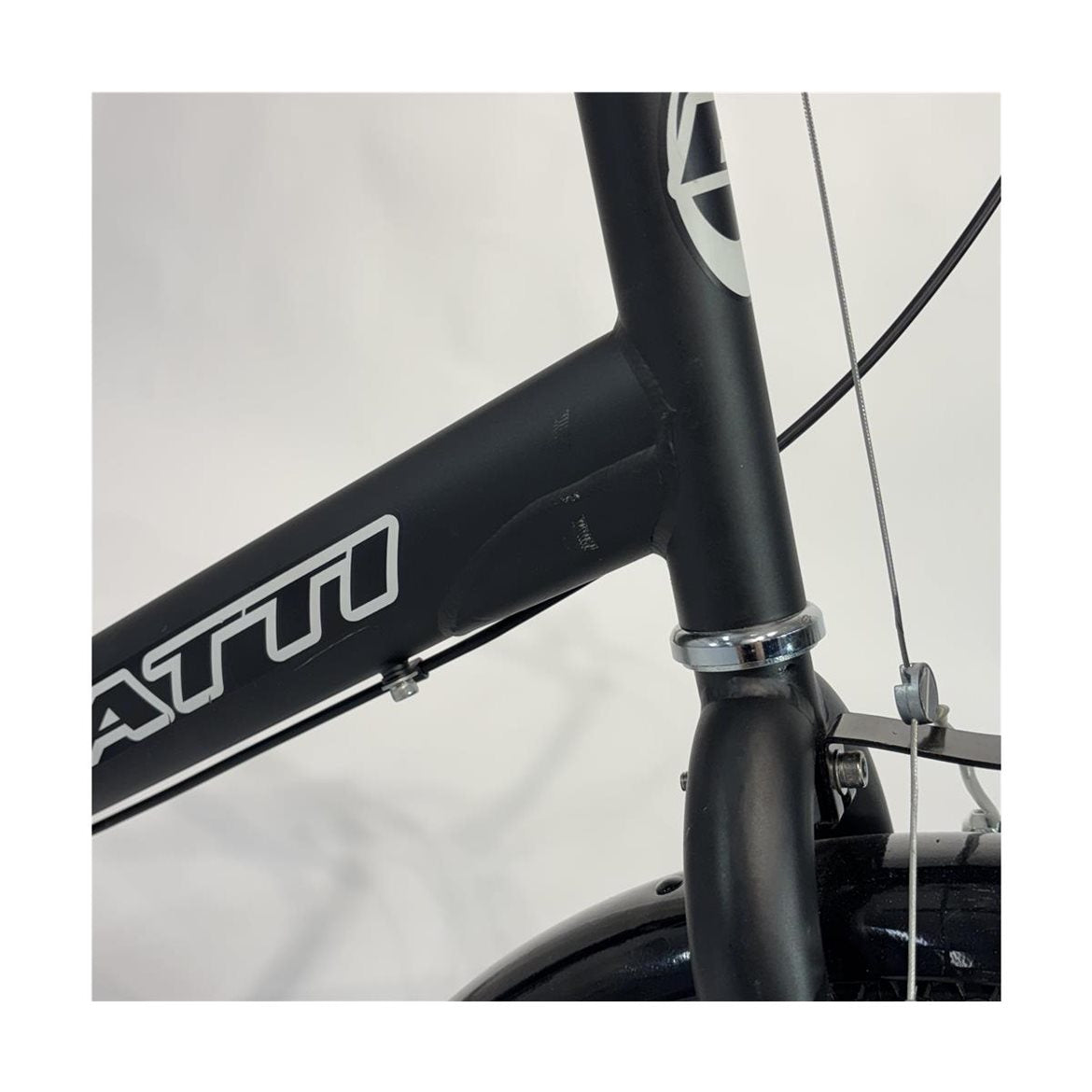 Begagnad Herrcykel Bugatti Minicykel 3-Växlar Mattsvart Fotbroms