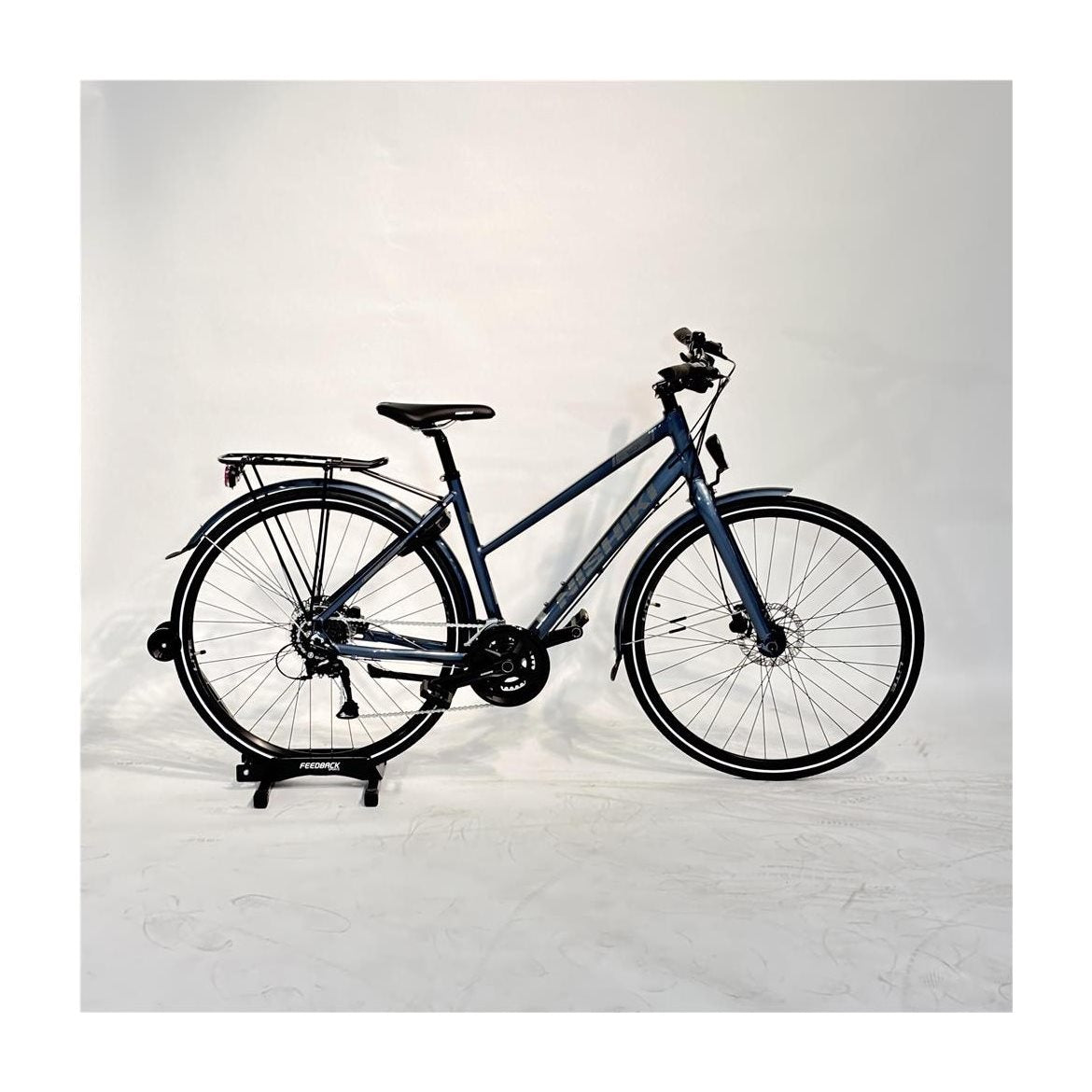 Begagnad Hybridcykel Nishiki City 501 Blå