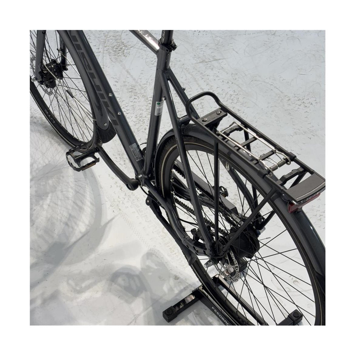 Begagnad Hybridcykel Nishiki City 707 Herr Grå