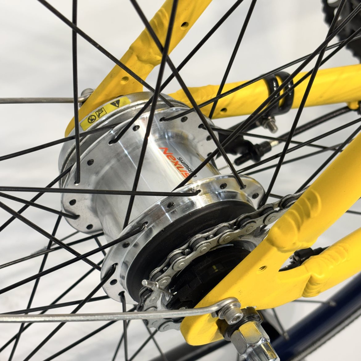 Begagnad Hybridcykel Nishiki Speed Herr Matt Gul