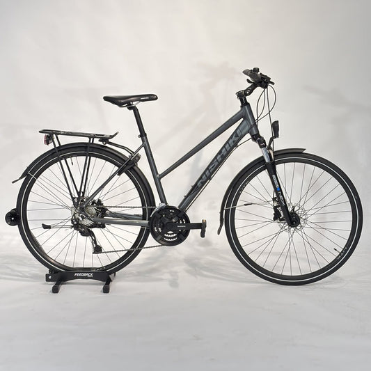 Begagnad Hybridcykel Nishiki XC Five Dam Lavagrå