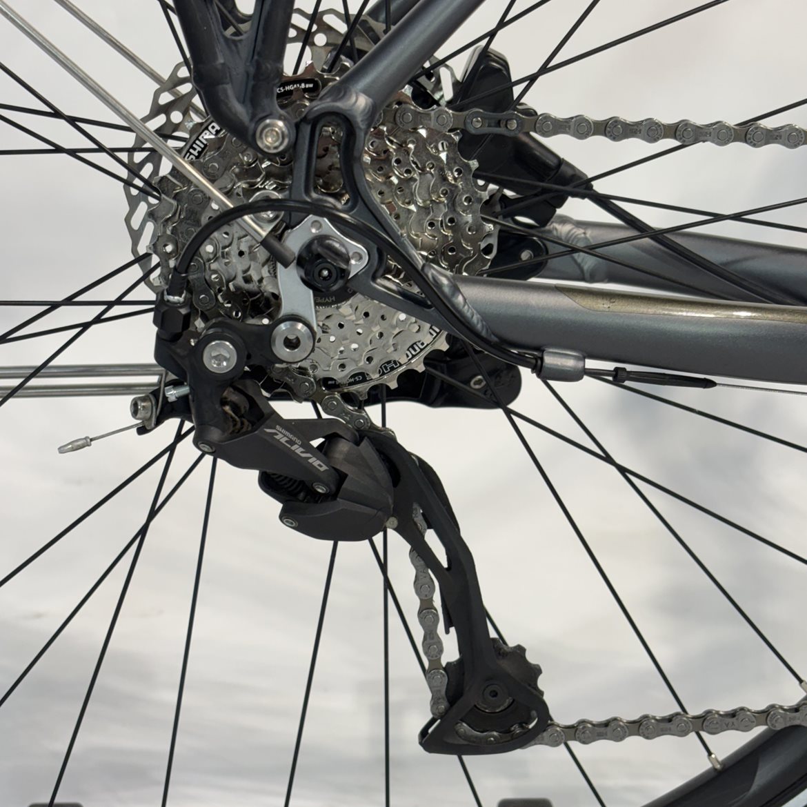 Begagnad Hybridcykel Nishiki XC Five Dam Lavagrå
