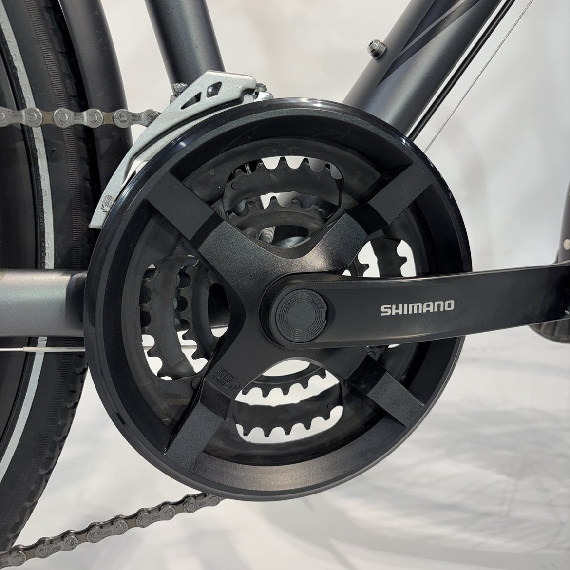 Begagnad Hybridcykel Nishiki XC Five Dam Lavagrå