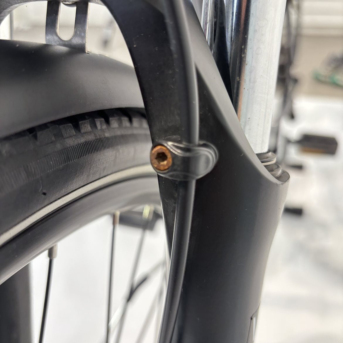 Begagnad Hybridcykel Nishiki XC Five Dam Lavagrå