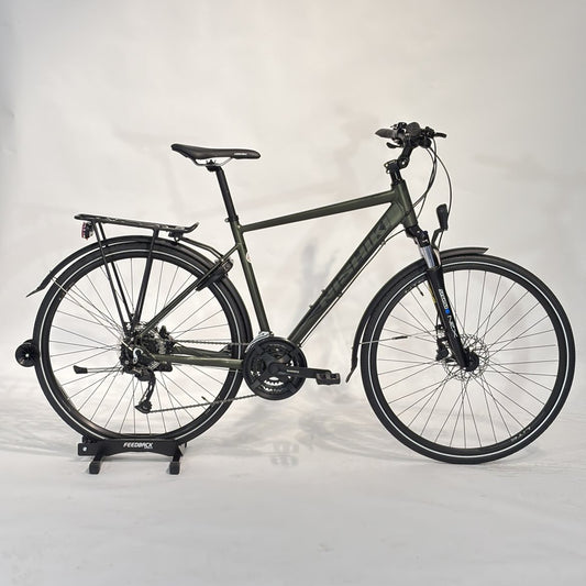 Begagnad Nishiki XC Five Hybridcykel Herr Djungelgrön