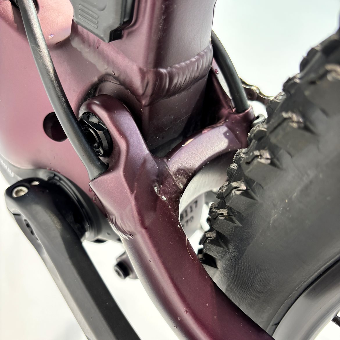 Begagnad Orbea Rise H30 El-MTB Metallic Mulberry/Black Matt
