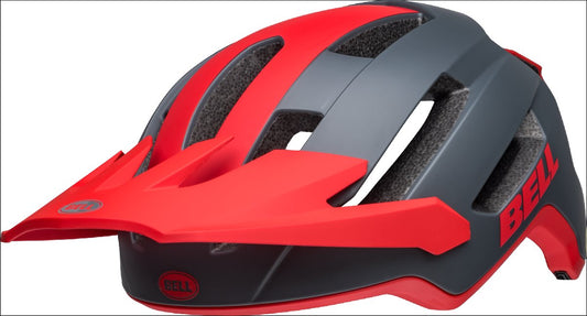 Cykelhjälm BELL 4FORTY AIR MIPS grå/röd